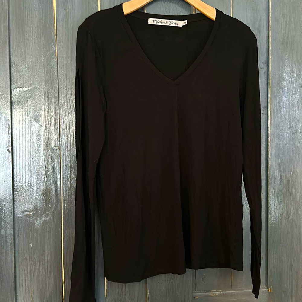 Micheal Stars Anthro brand OS long split sleeve, Tee